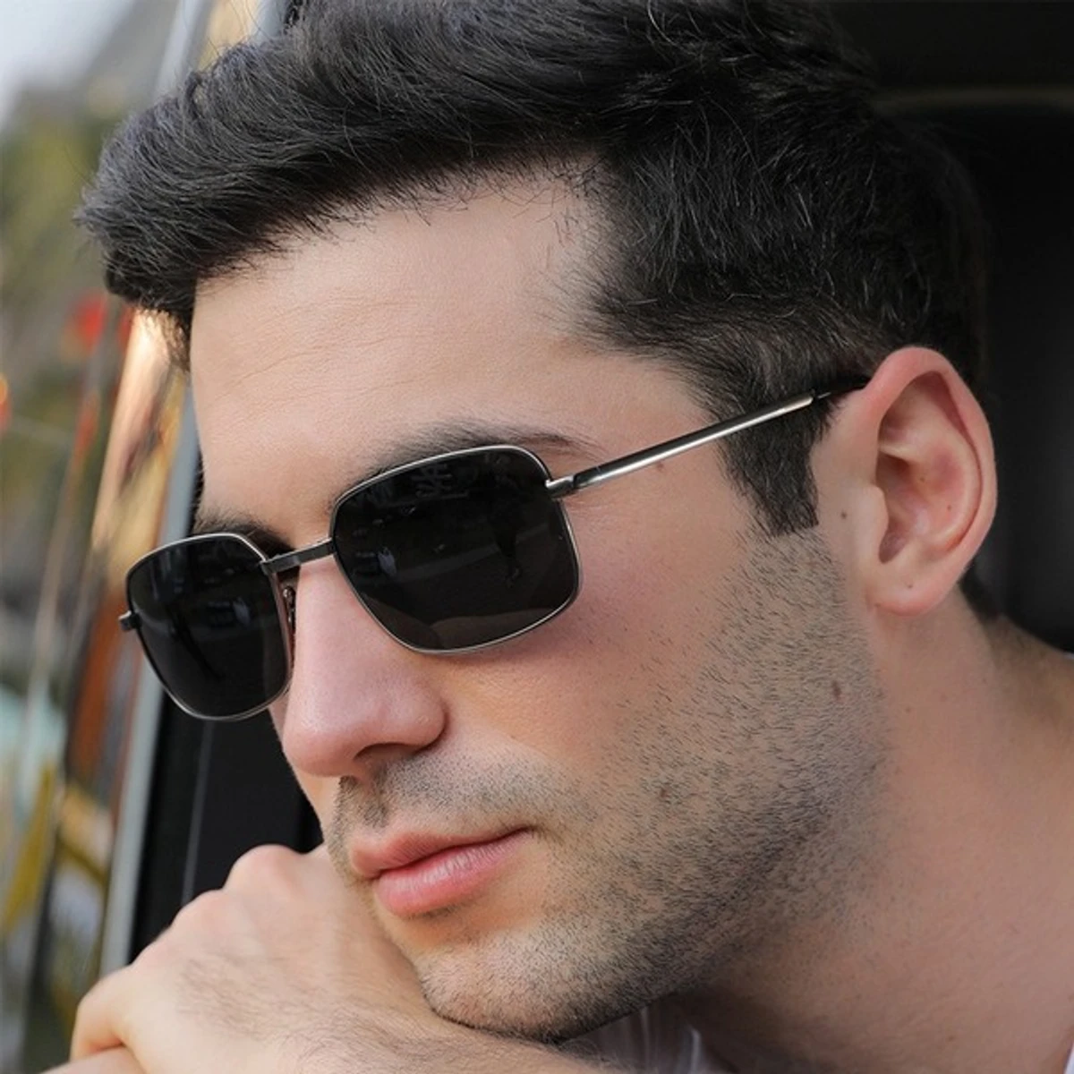 Hot selling metal folding sunglasses for men - Image 3